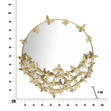 LUSTRO FARFALLE ROUND NOWE 91X3X94 cm
